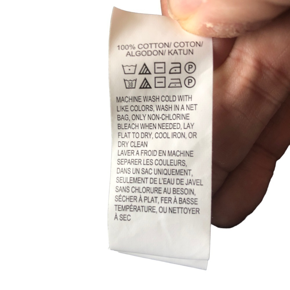 Lucky Brand Cotton Open Front Cardigan Jacket Women SP Blue White Folk Art Weave - Picture 7 of 7